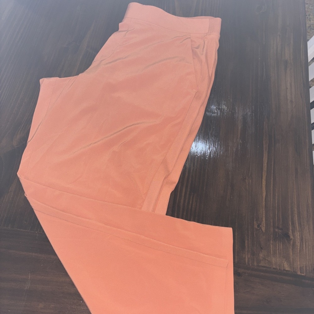 Athleta Brooklyn Ankle Pant Women's Size 16 Coral Pink Casual Travel Stretch